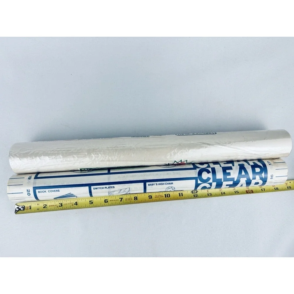Lot Of 2 Vintage Royal Lace Glazed Shelf Paper & Carlan‎ Clear - Made In USA NOS